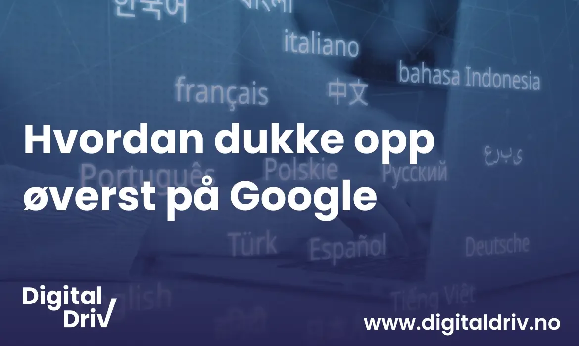 øverst på Google