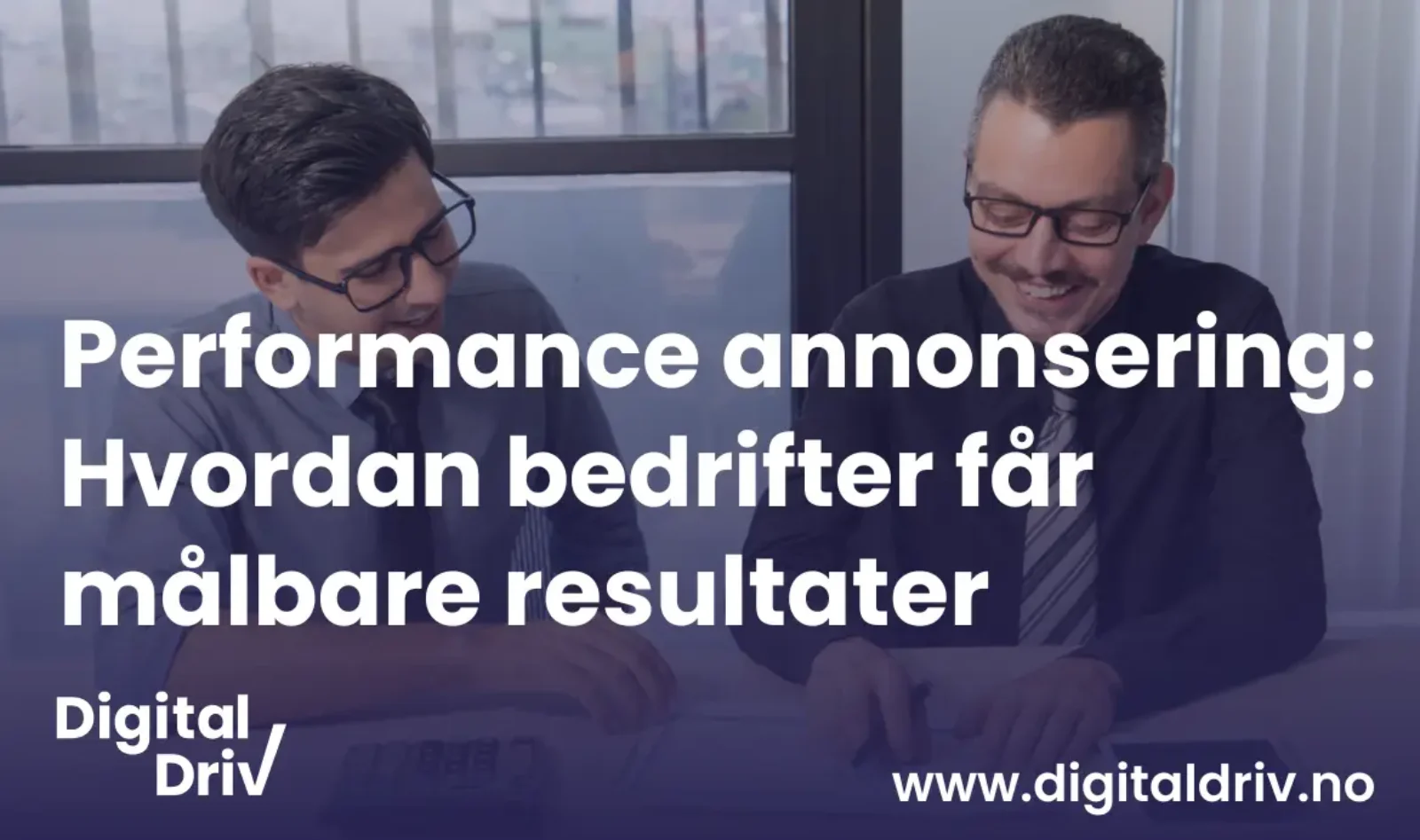 Performance annonsering